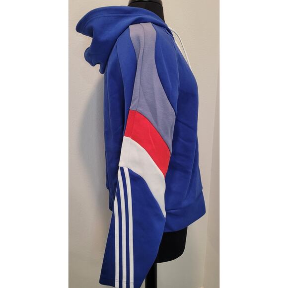 adidas Women’s USA Colorblock Full Zip Hoodie Jacket XL EUC - Picture 4 of 12